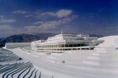 National Library model, Architect:Pir e Raz, Model photographer:Dr.Omidvar