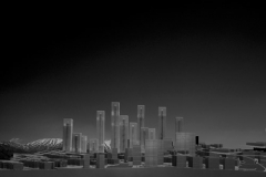 Atisaz center model .Architect Daneshmir,model photographer :Dr.Omidvar