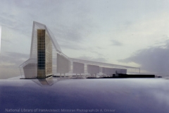 National library of tehran Model,Architect:NJP-Hadi Mirmiran,Model Photographer:Dr.Omidvar