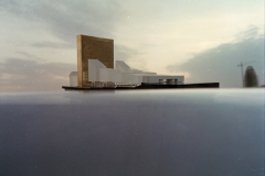 National library of tehran Model,Architect:NJP-Hadi Mirmiran,Model Photographer:Dr.Omidvar