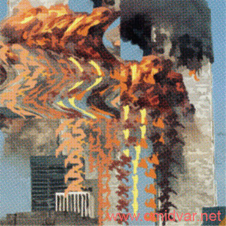 Digital painting of \"Do not forget 11 september\" By Dr.Omidvar
