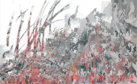 Digital painting of "Do not forget 11 september" By Dr.Omidvar
