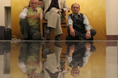 Iranian Traditional Artist-painting-gahve khaneh(coffee house) Saba Gallery of Tehran photographer: Ata Omidvar 2007