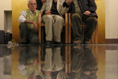 Iranian Traditional Artist-painting-gahve khaneh(coffee house) Saba Gallery of Tehran photographer: Ata Omidvar 2007