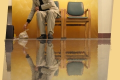 Iranian Traditional Artist-painting-gahve khaneh(coffee house) Saba Gallery of Tehran photographer: Ata Omidvar 2007