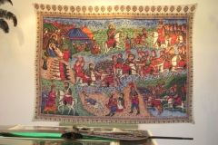 Iranian Traditional Artist-painting-gahve khaneh(coffee house) Saba Gallery of Tehran photographer: Ata Omidvar 2007