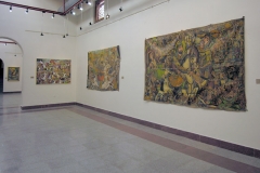 Iranian Traditional Artist-painting-gahve khaneh(coffee house) Saba Gallery of Tehran photographer: Ata Omidvar 2007