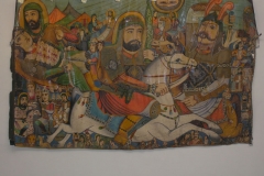 Iranian Traditional Artist-painting-gahve khaneh(coffee house) Saba Gallery of Tehran photographer: Ata Omidvar 2007