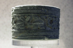 The Jiroft culture is a postulated Early 3rd millennium BC archaeological culture located in what is now Iran's Sistan and Kerman Provinces. Jiroft, a small city in the southeastern province of Iran, Kerman, has become a center of archaeological interest after the 2001 flash flood revealed one of the “forgotten and lost” civilizations of the ancient world.