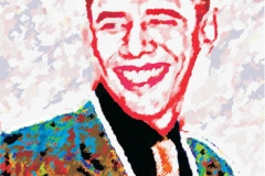 Barak Obama Digital paintings By Dr.Omidvar