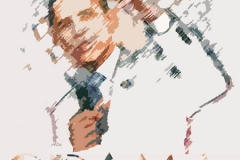 Barak Obama Digital paintings By Dr.Omidvar