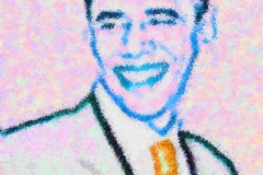 Barak Obama Digital paintings By Dr.Omidvar