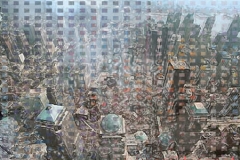 Digital painting of "Do not forget 11 september" By Dr.Omidvar