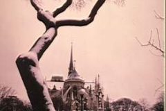 1976 in paris .infra red photography