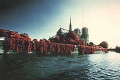 1976 in paris .infra red photography